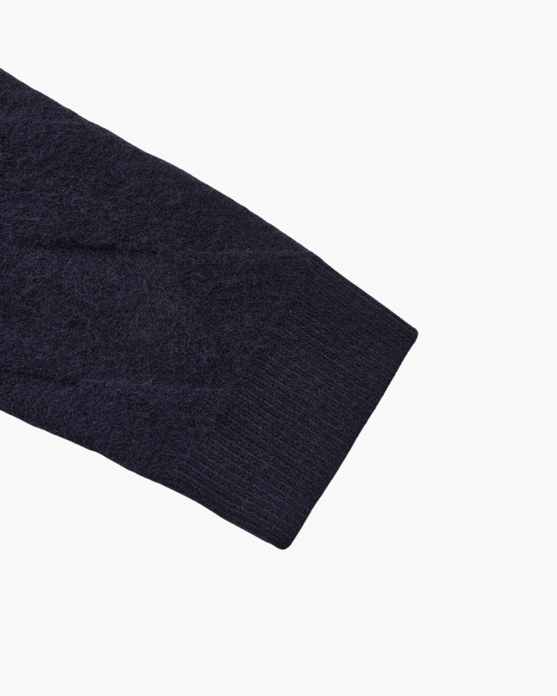 Cárdigan Heritage Diamond Knit con Cremallera