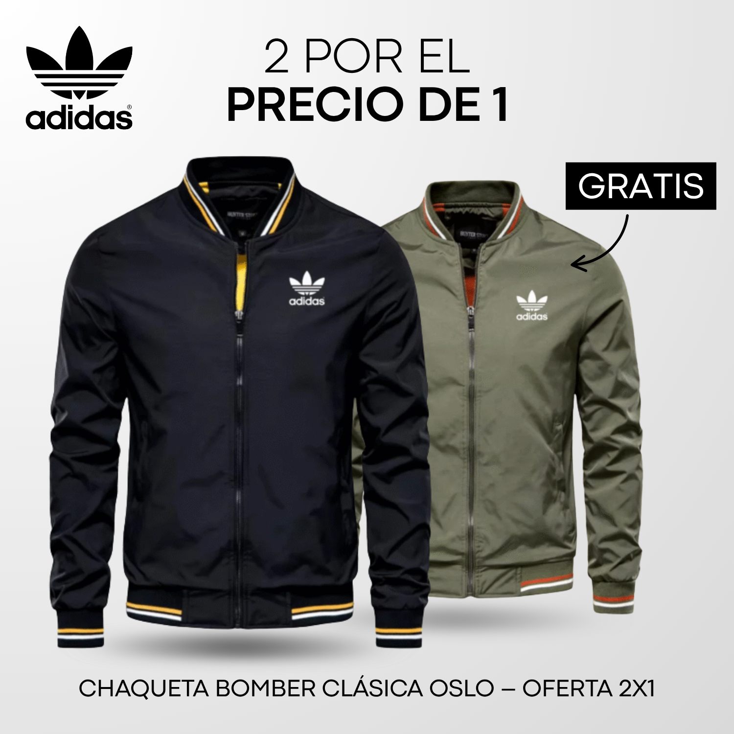 Chaqueta Bomber Clásica Oslo – Oferta 2x1