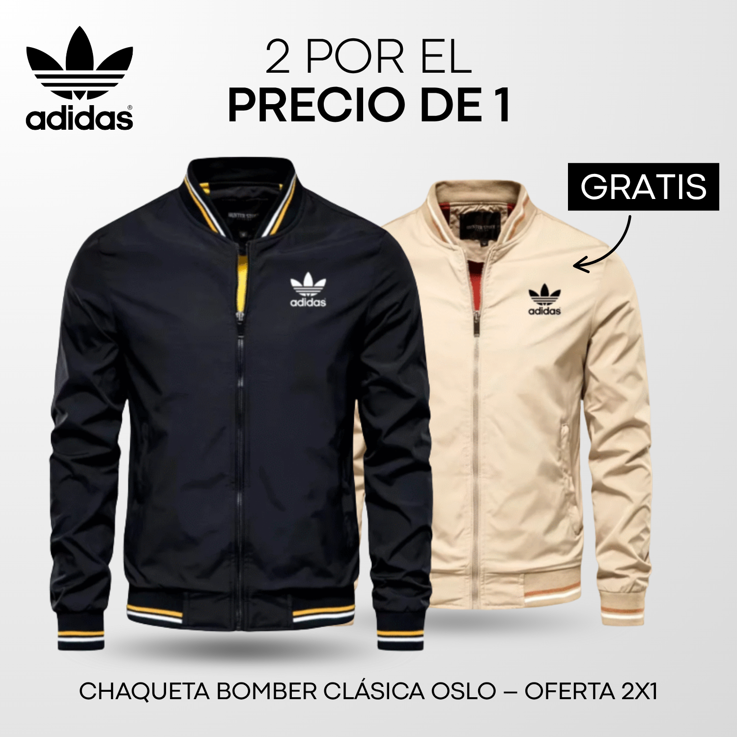 Chaqueta Bomber Clásica Oslo – Oferta 2x1