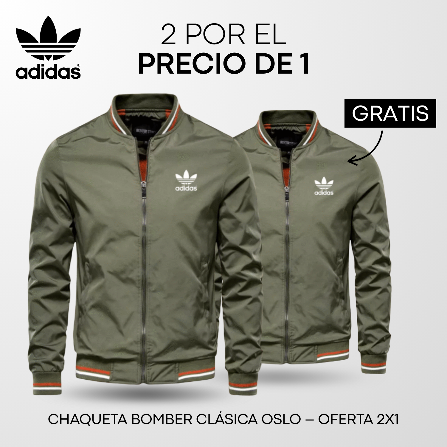Chaqueta Bomber Clásica Oslo – Oferta 2x1