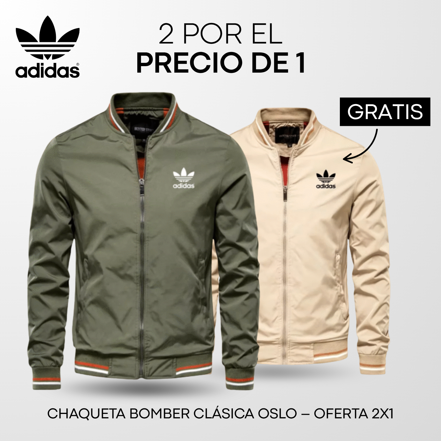 Chaqueta Bomber Clásica Oslo – Oferta 2x1