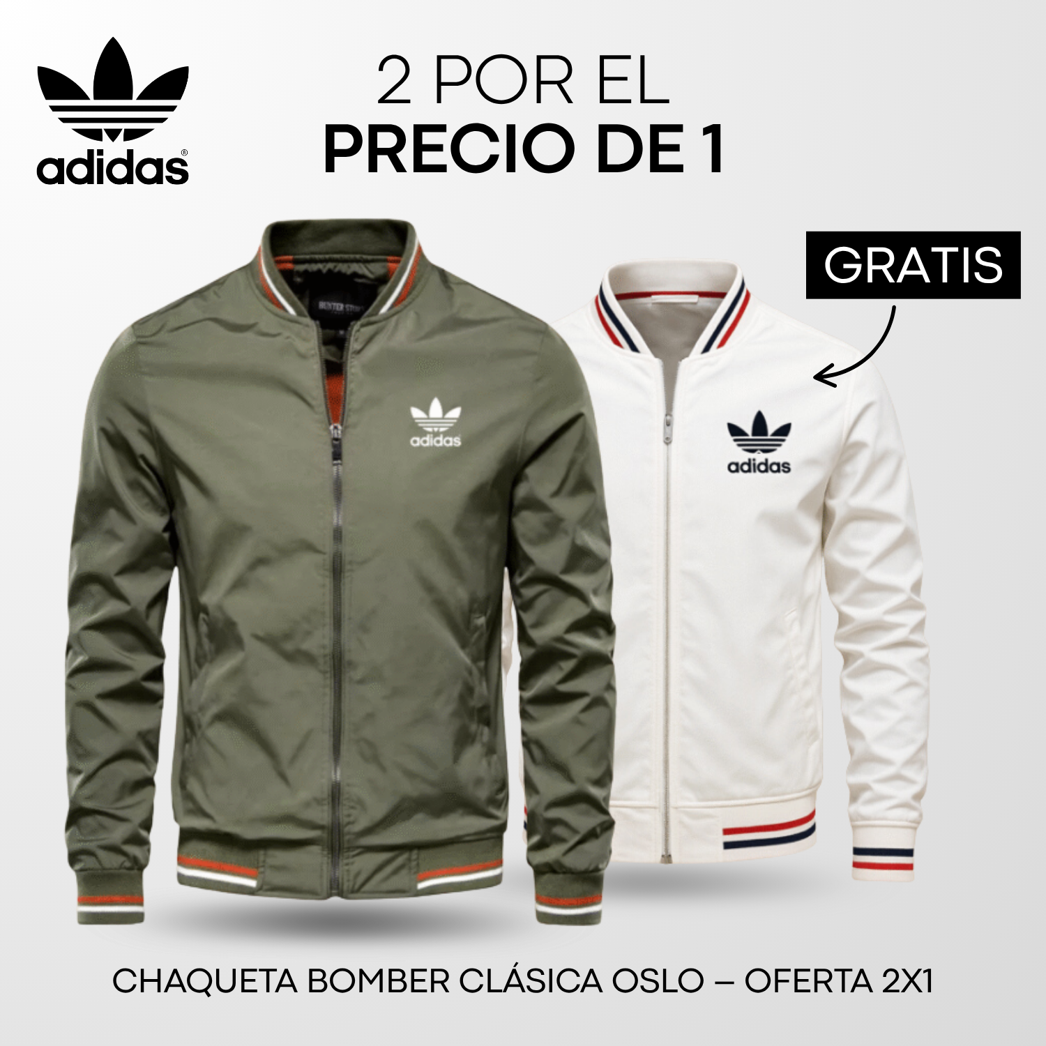 Chaqueta Bomber Clásica Oslo – Oferta 2x1