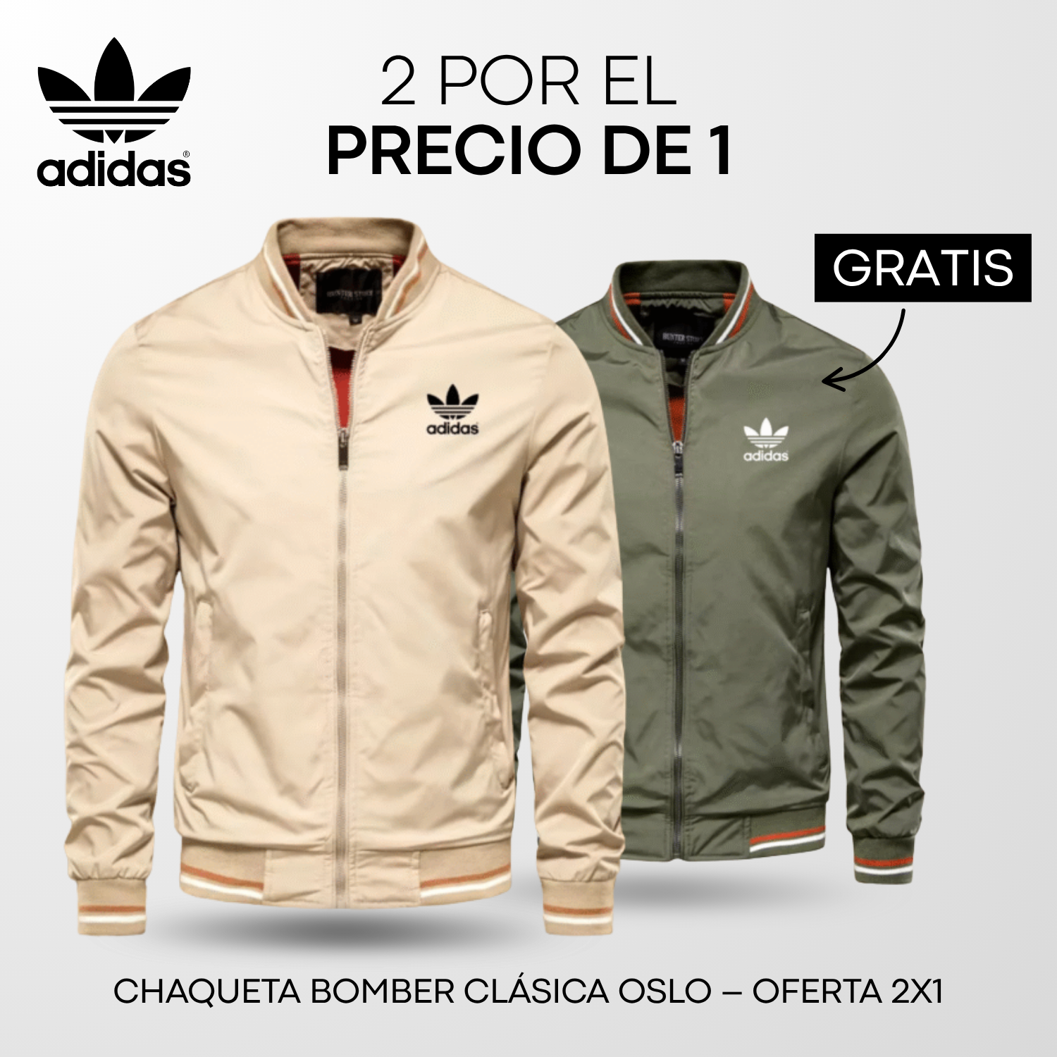 Chaqueta Bomber Clásica Oslo – Oferta 2x1