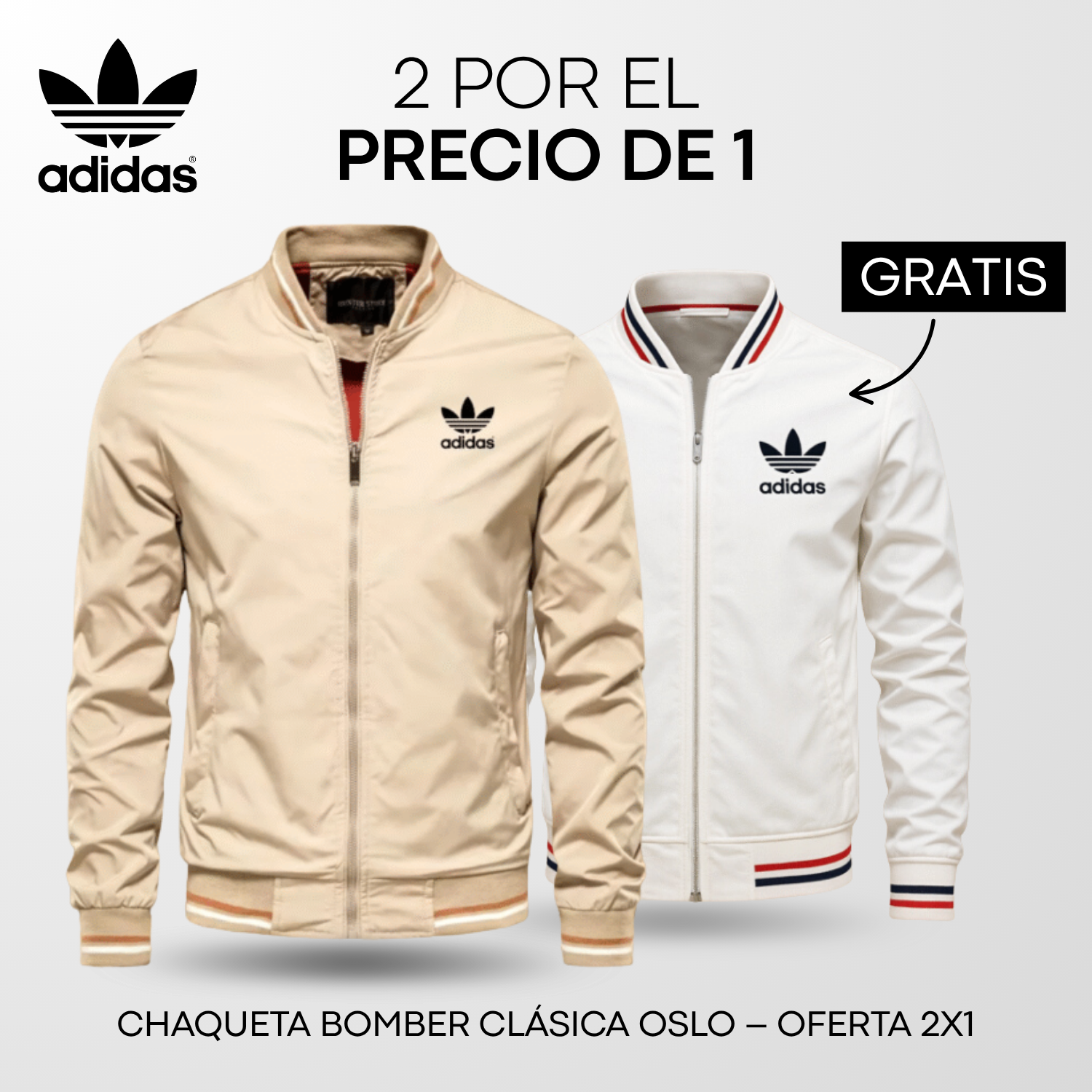 Chaqueta Bomber Clásica Oslo – Oferta 2x1