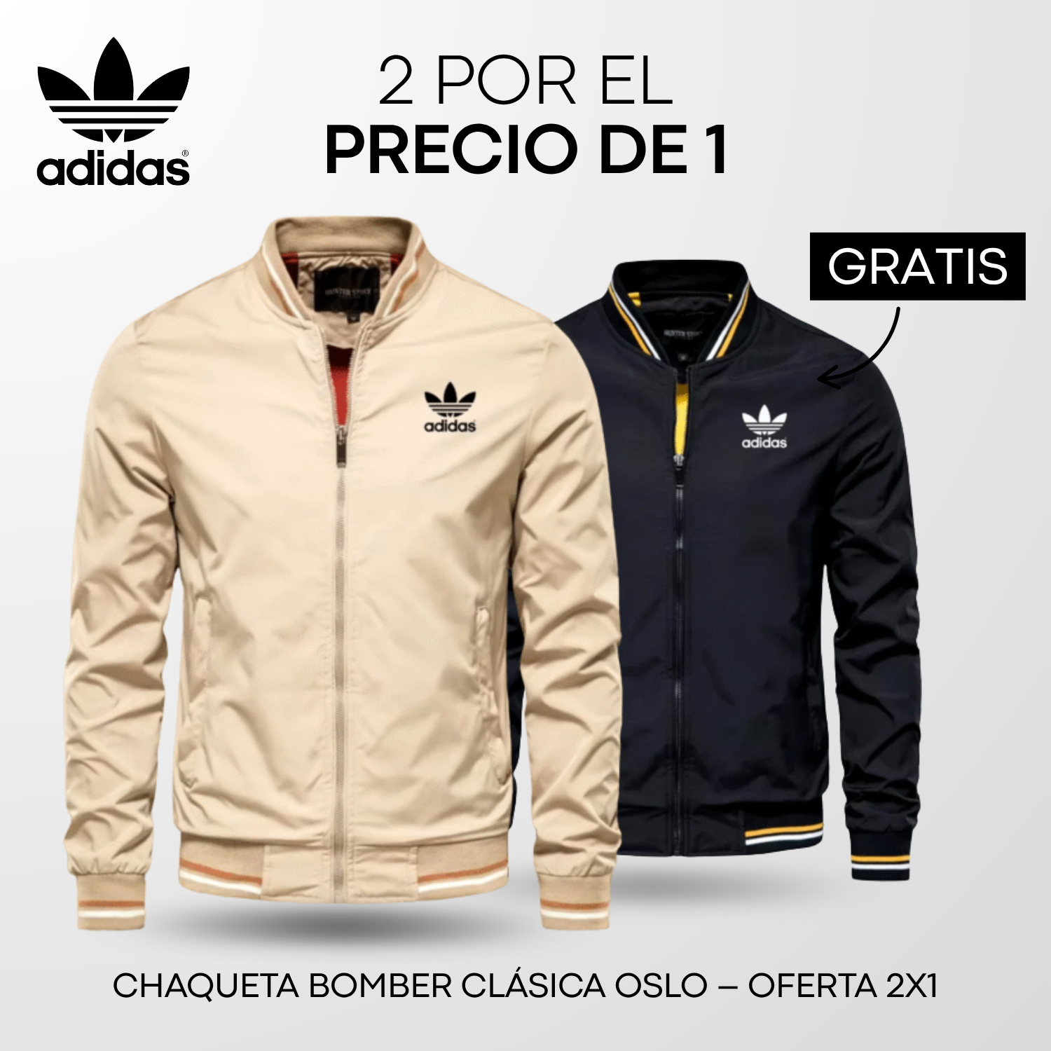 Chaqueta Bomber Clásica Oslo – Oferta 2x1