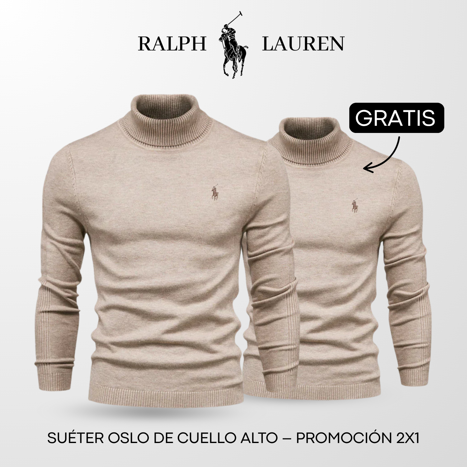 Suéter Oslo de Cuello Alto – Promoción 2x1