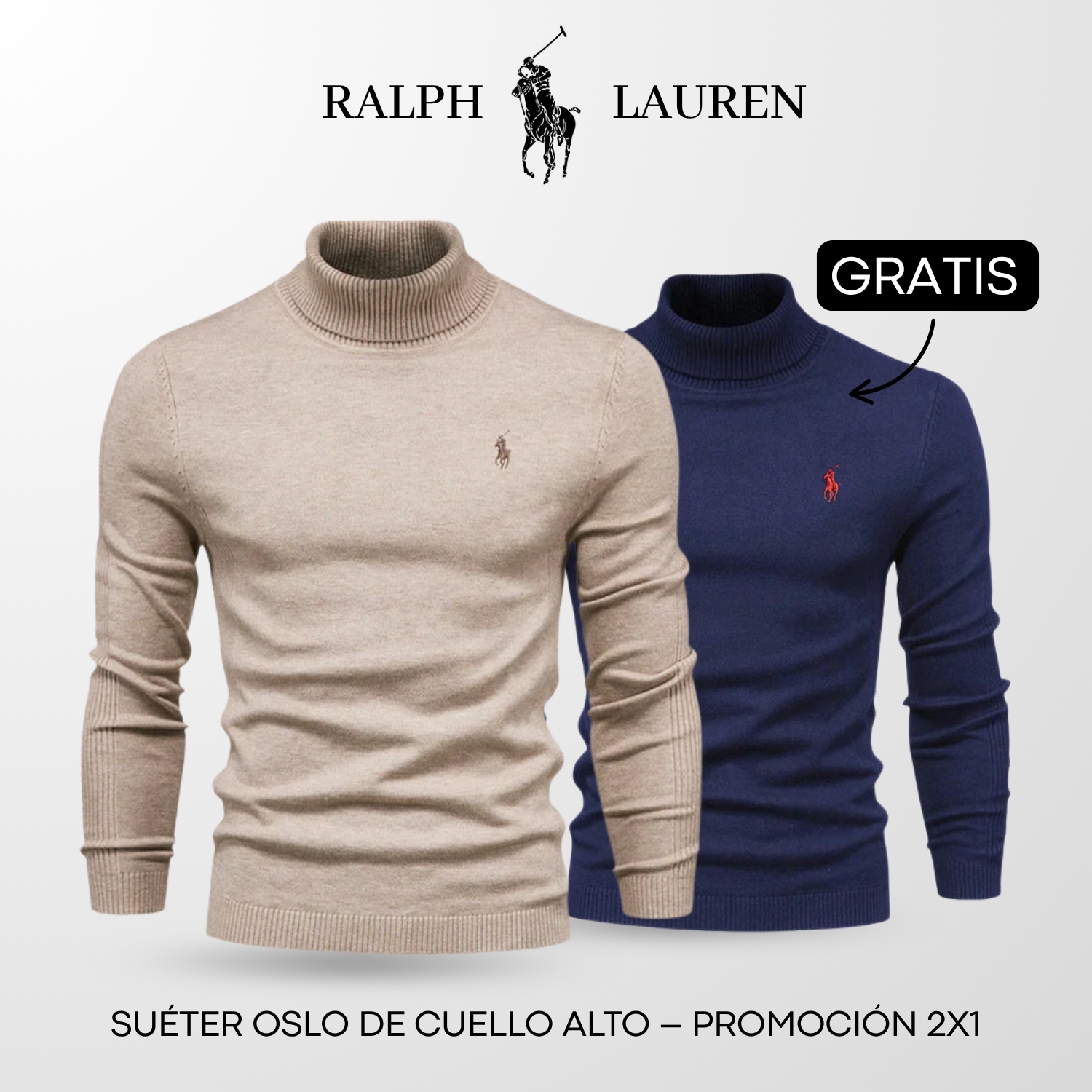 Suéter Oslo de Cuello Alto – Promoción 2x1
