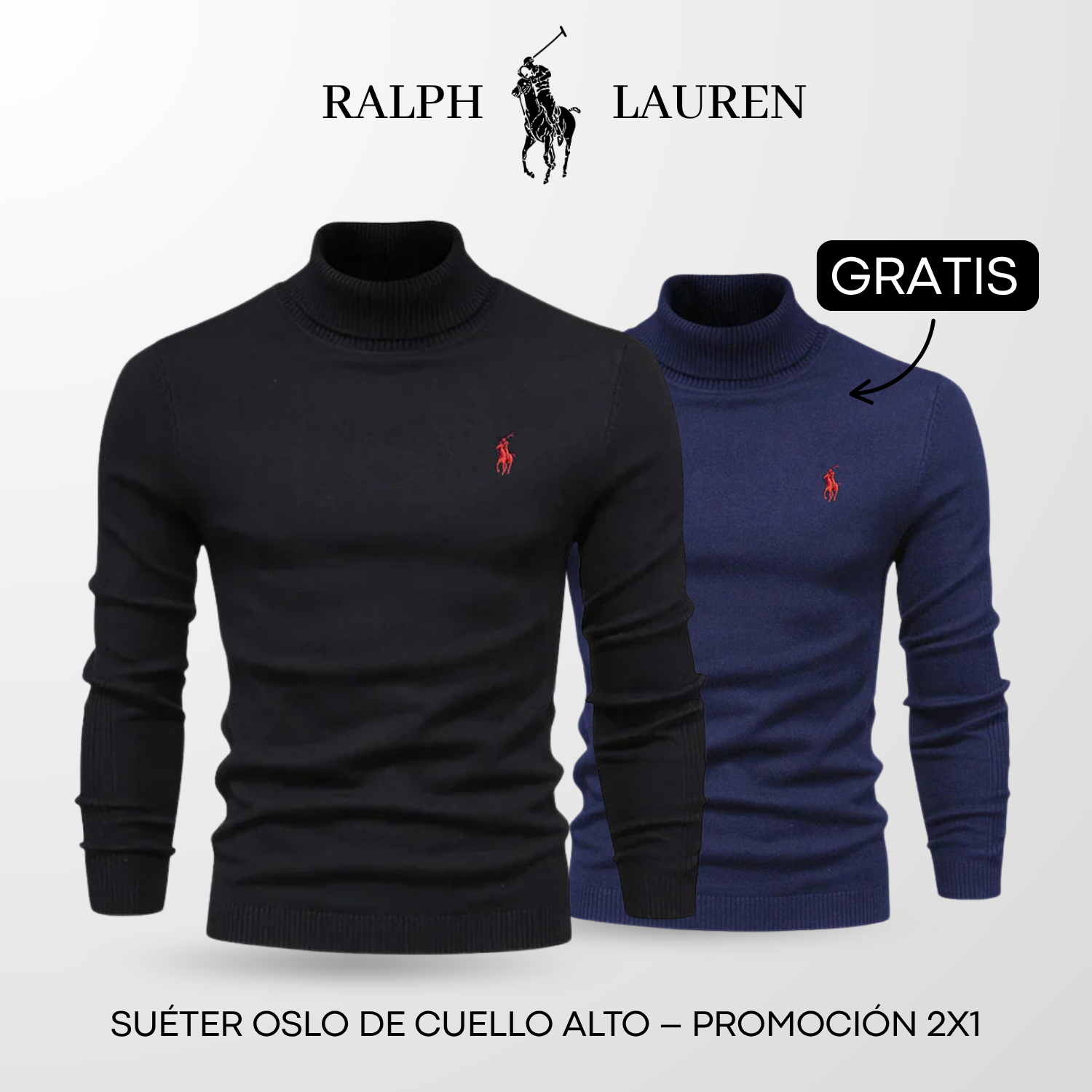 Suéter Oslo de Cuello Alto – Promoción 2x1