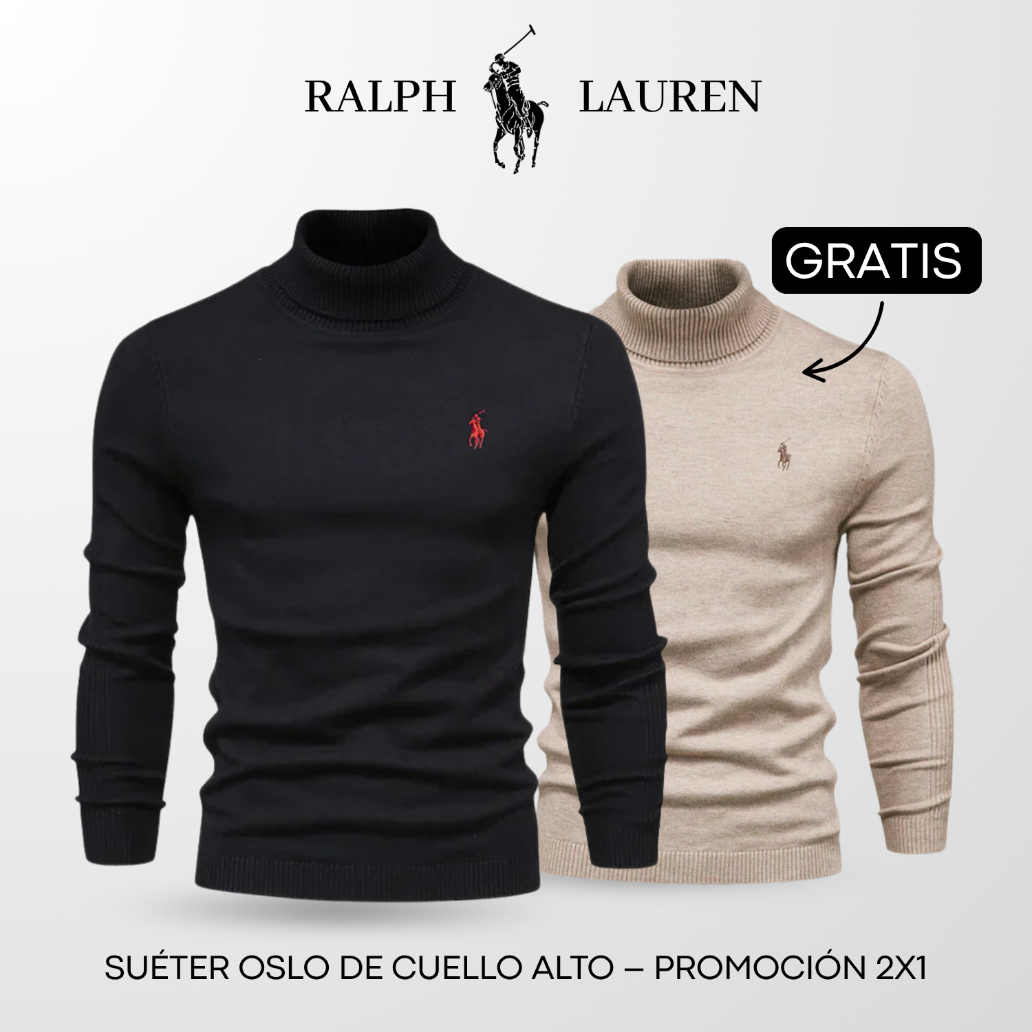 Suéter Oslo de Cuello Alto – Promoción 2x1