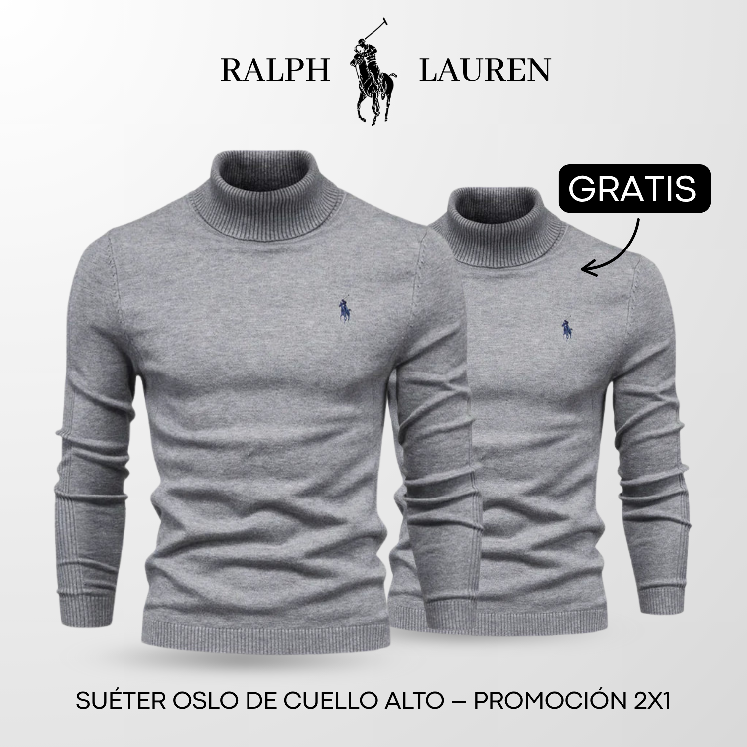 Suéter Oslo de Cuello Alto – Promoción 2x1