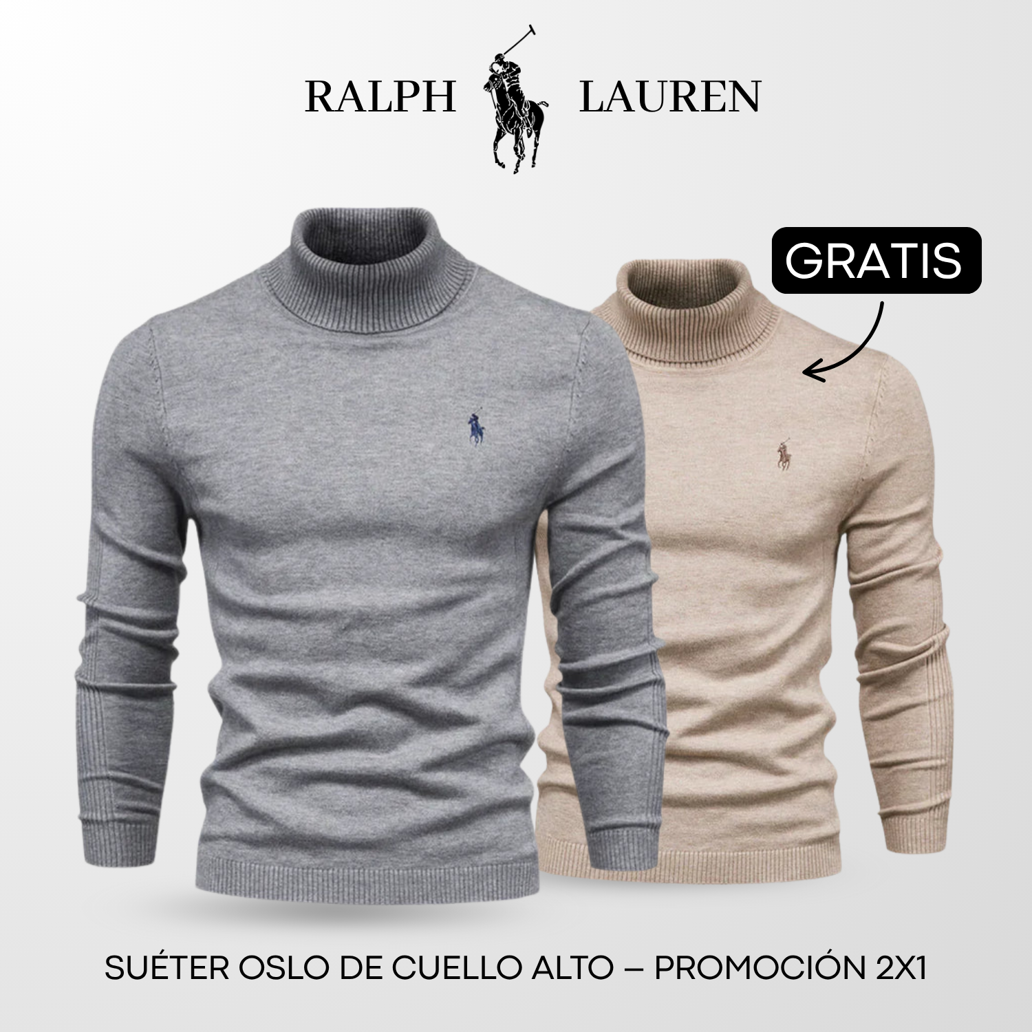 Suéter Oslo de Cuello Alto – Promoción 2x1