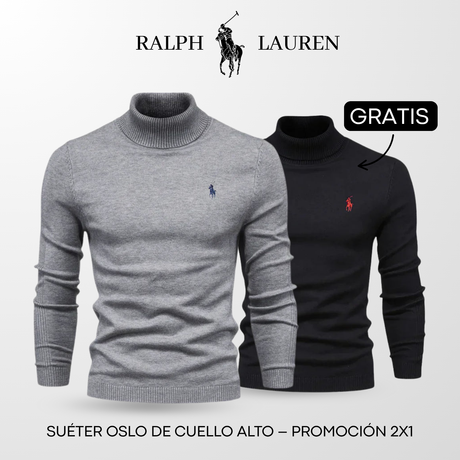 Suéter Oslo de Cuello Alto – Promoción 2x1