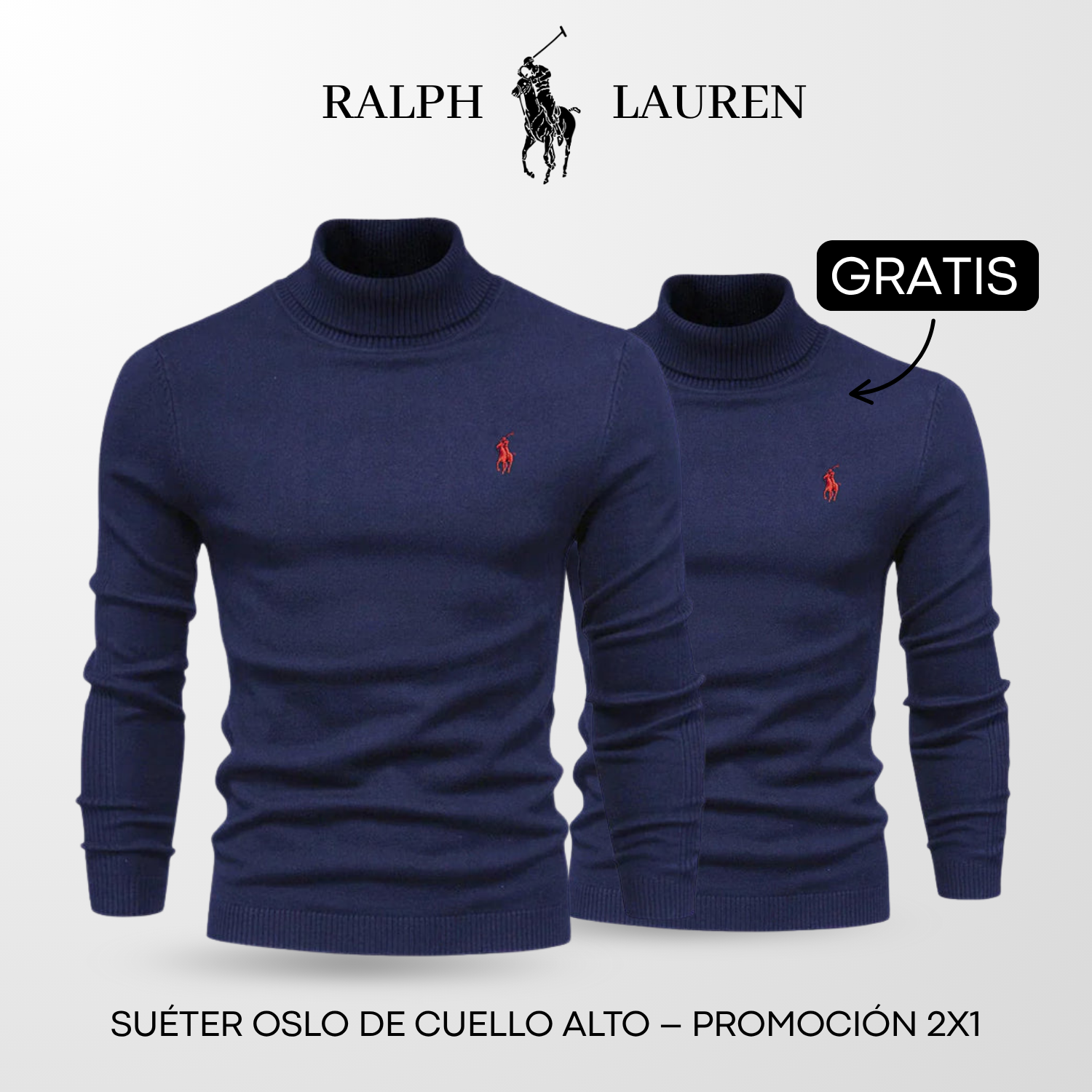 Suéter Oslo de Cuello Alto – Promoción 2x1