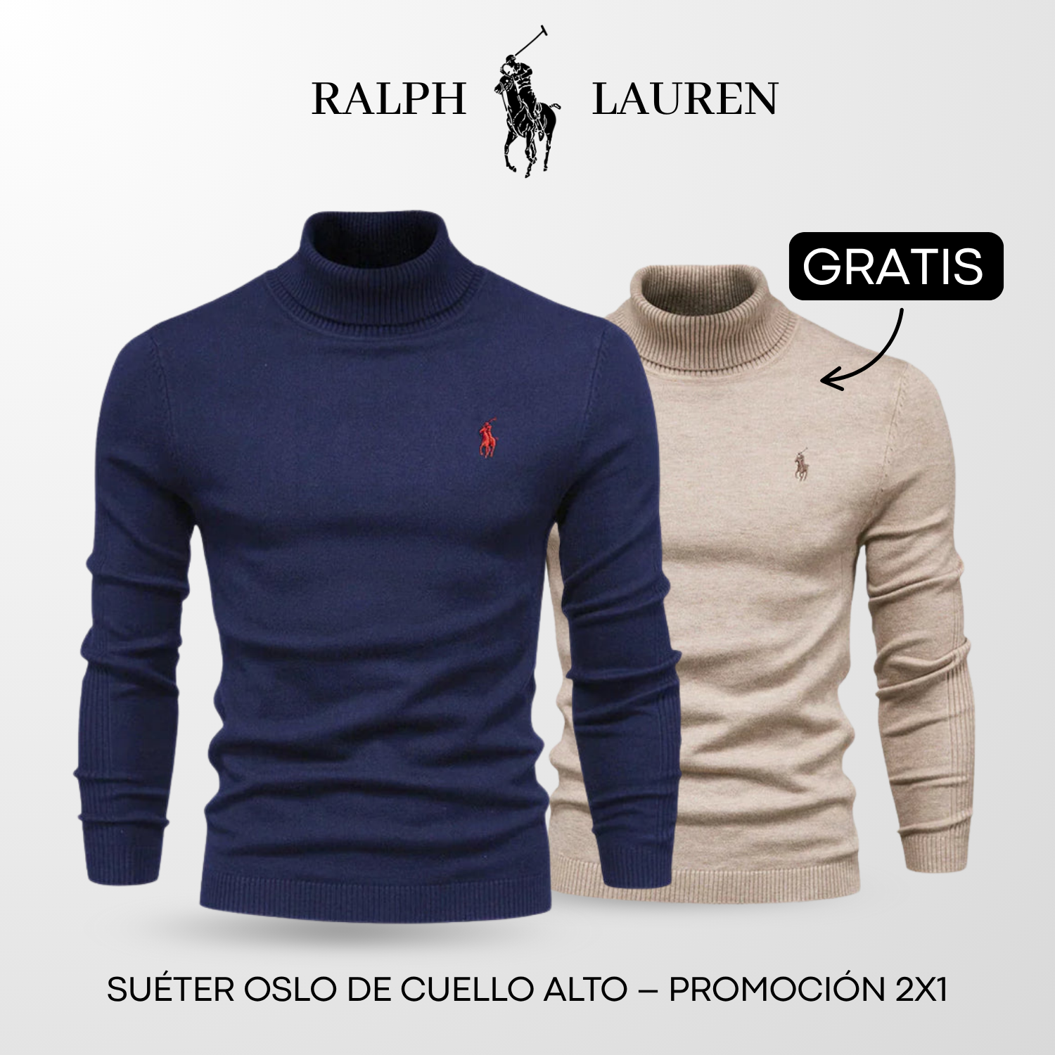Suéter Oslo de Cuello Alto – Promoción 2x1