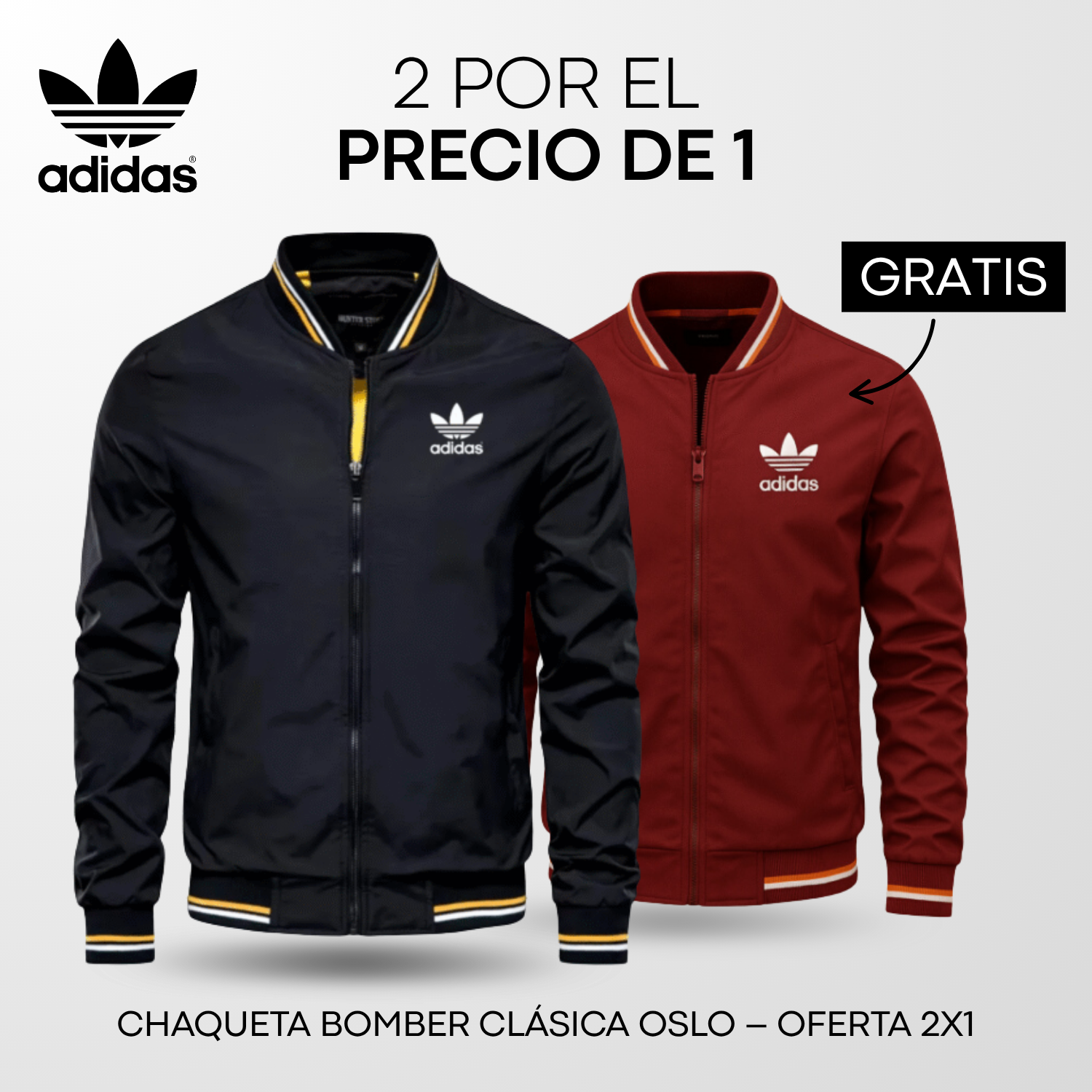 Chaqueta Bomber Clásica Oslo – Oferta 2x1
