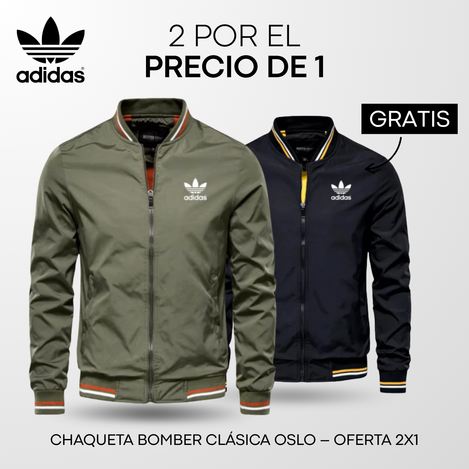 Chaqueta Bomber Clásica Oslo – Oferta 2x1