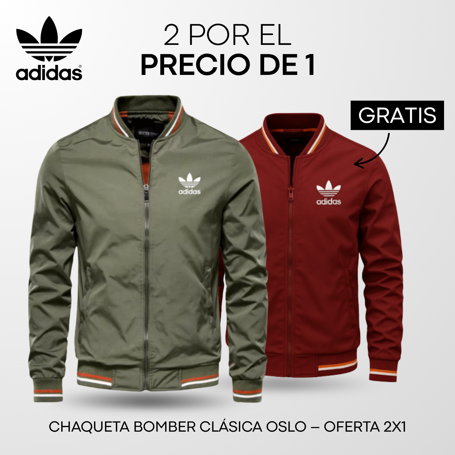 Chaqueta Bomber Clásica Oslo – Oferta 2x1