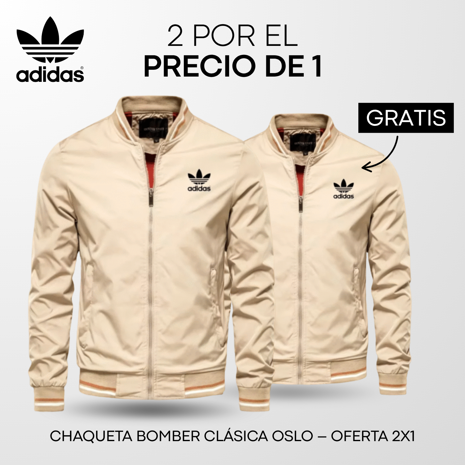 Chaqueta Bomber Clásica Oslo – Oferta 2x1