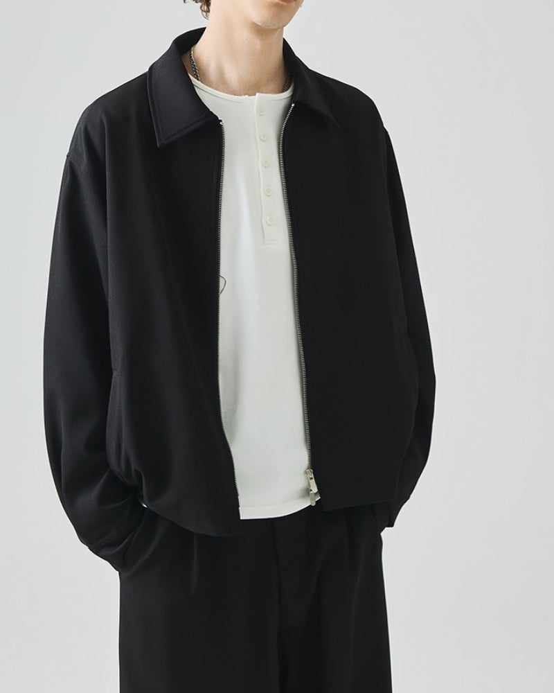 Chaqueta Minimalista con Cremallera