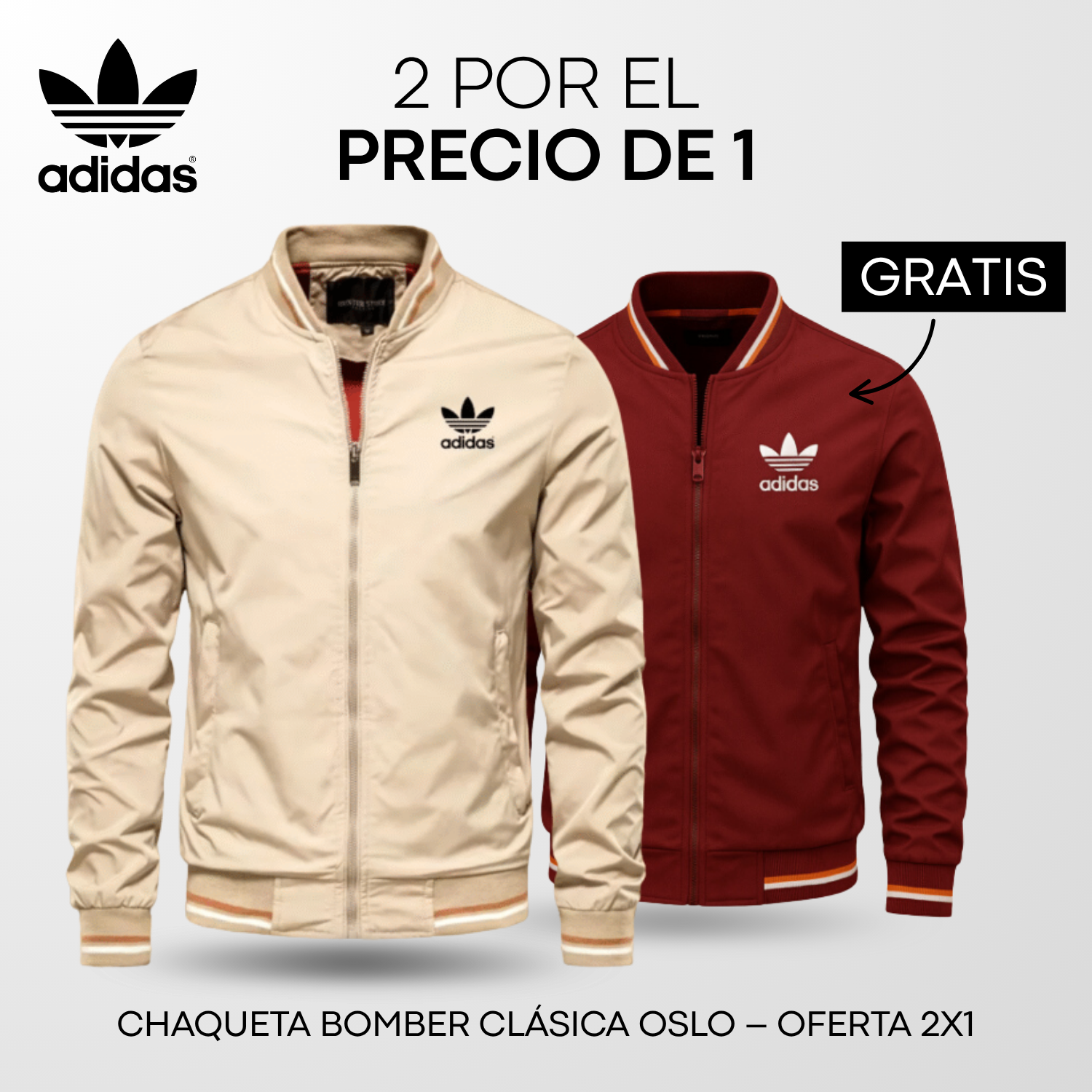 Chaqueta Bomber Clásica Oslo – Oferta 2x1
