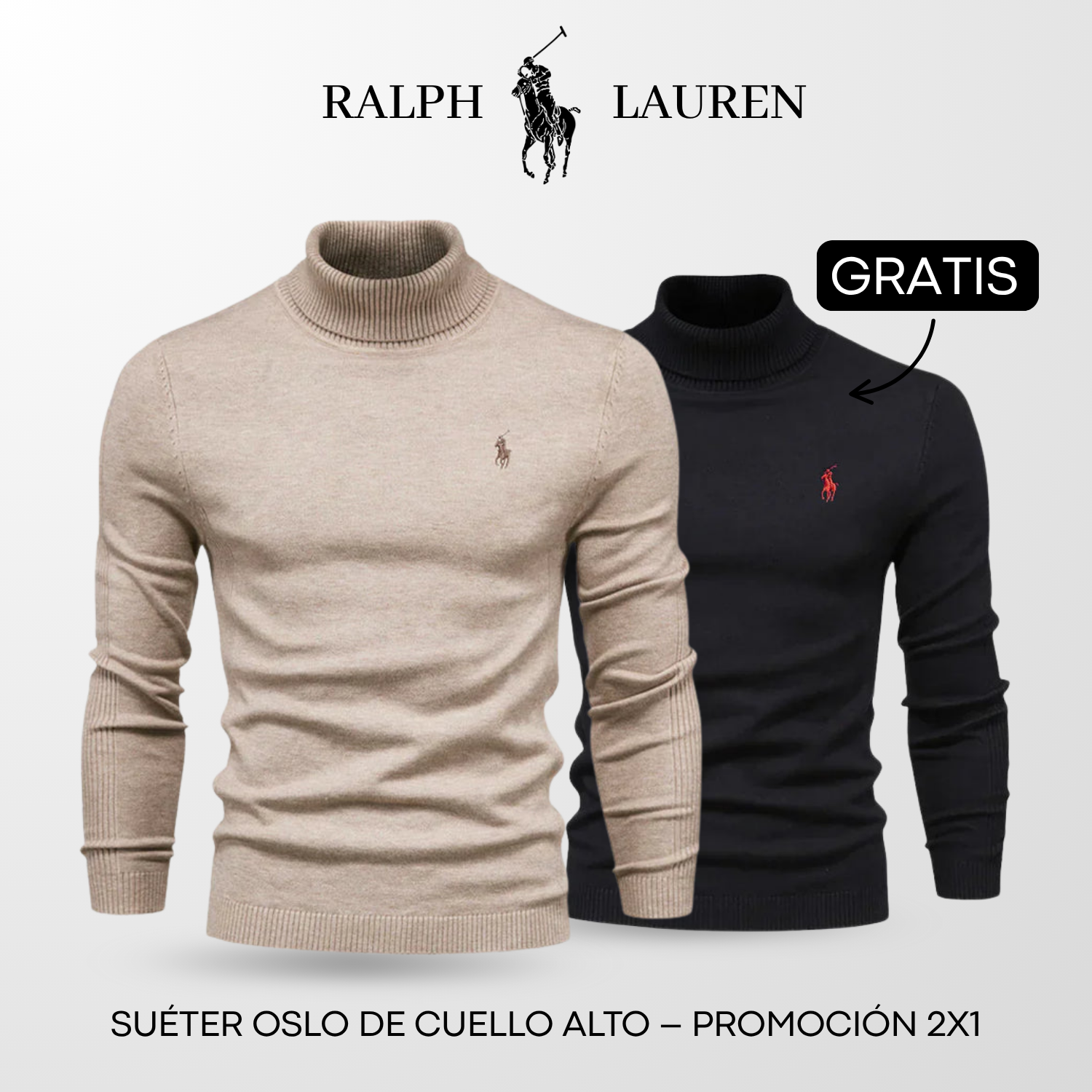 Suéter Oslo de Cuello Alto – Promoción 2x1