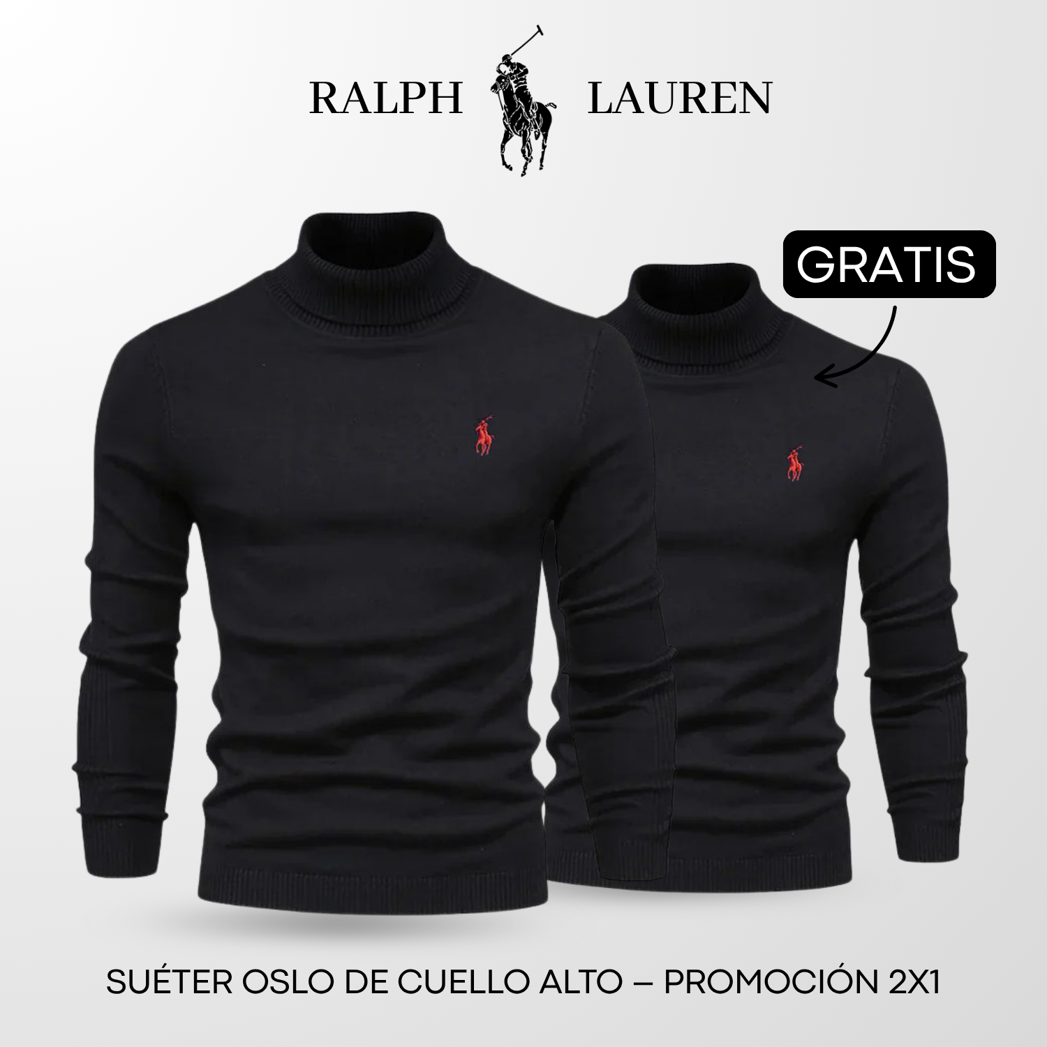 Suéter Oslo de Cuello Alto – Promoción 2x1