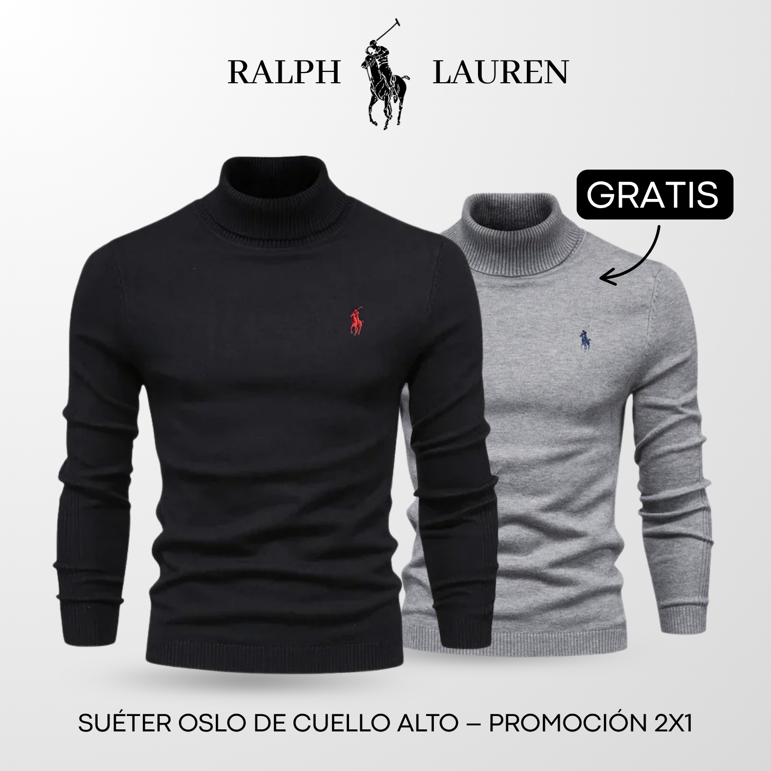 Suéter Oslo de Cuello Alto – Promoción 2x1