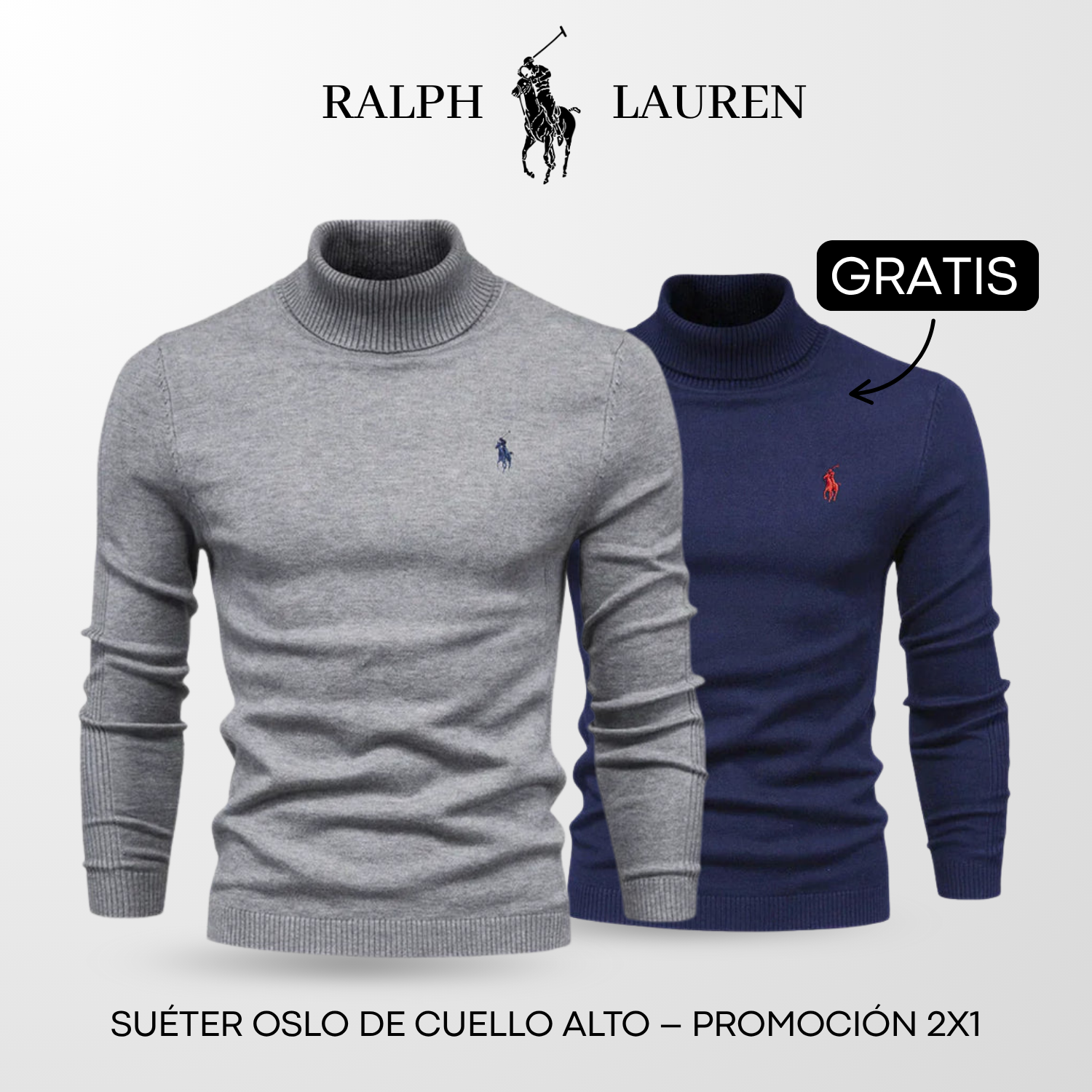 Suéter Oslo de Cuello Alto – Promoción 2x1