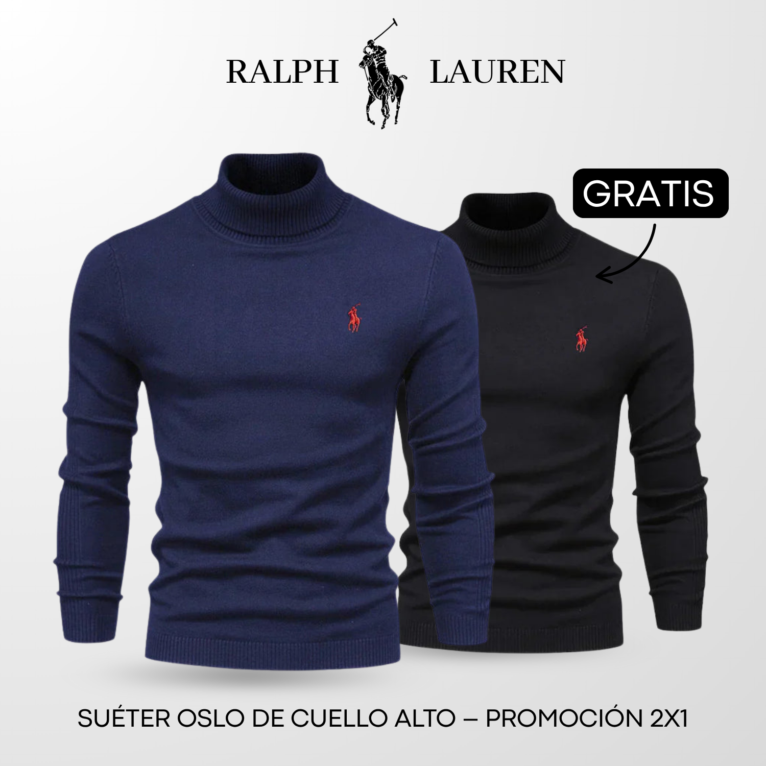 Suéter Oslo de Cuello Alto – Promoción 2x1