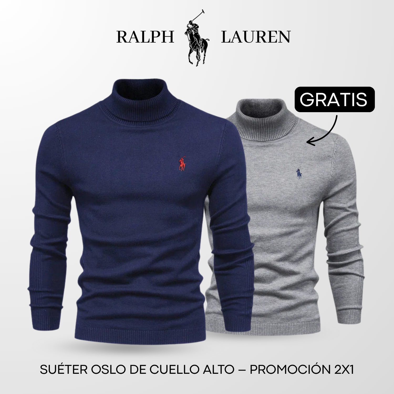 Suéter Oslo de Cuello Alto – Promoción 2x1